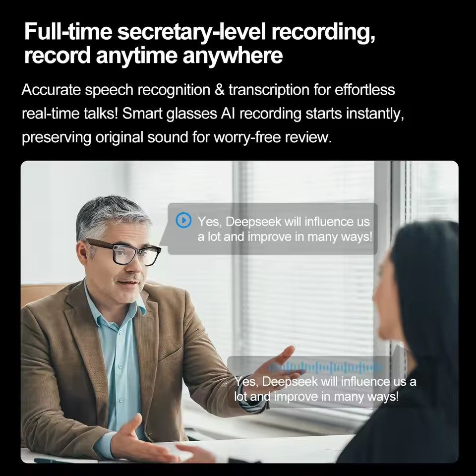 Lunettes AI  – caméra & traduction